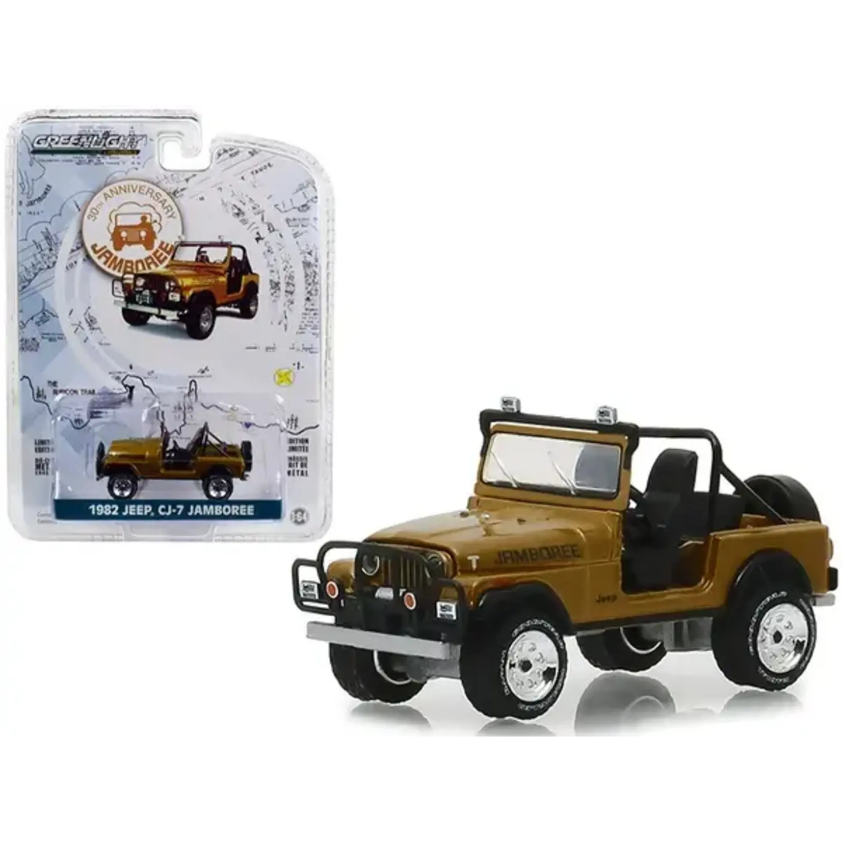 Greenlight GLT27970-D Greenlight 1982 Jeep CJ-7 Jamboree 30th Anniversary
