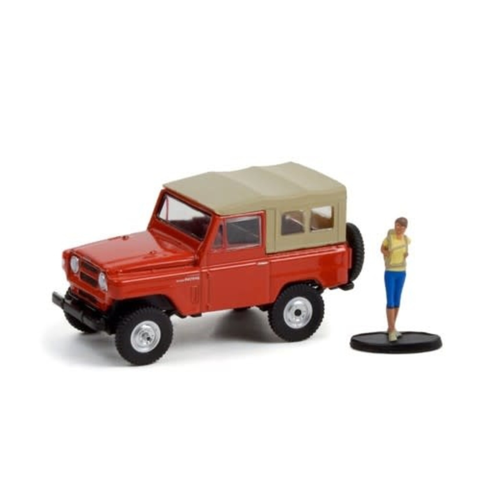 Greenlight GLT97120-A Greenlight 1975 Nissan Patrol With Backpacker The Hobby Shop Series 12