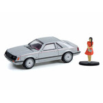 Greenlight GLT97120-B Greenlight 1979 Ford Mustang Coupe Ghia With Woman In A Dress The Hobby Shop Series 12