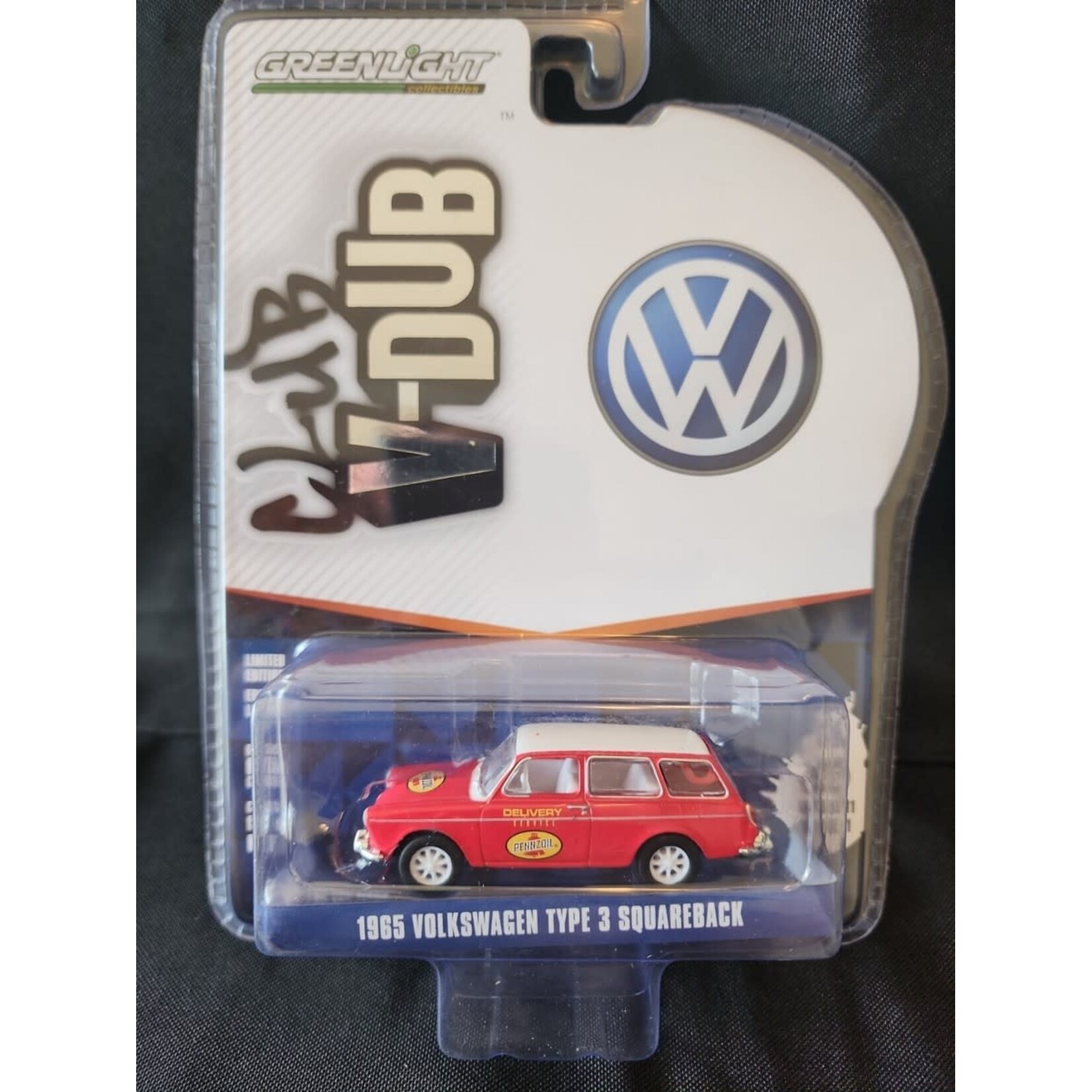 Greenlight GLT30000-C Greenlight 1965 Volkswagen Type 3 Squareback Pennzoil Delivery Service Club Vee-Dub Series 11