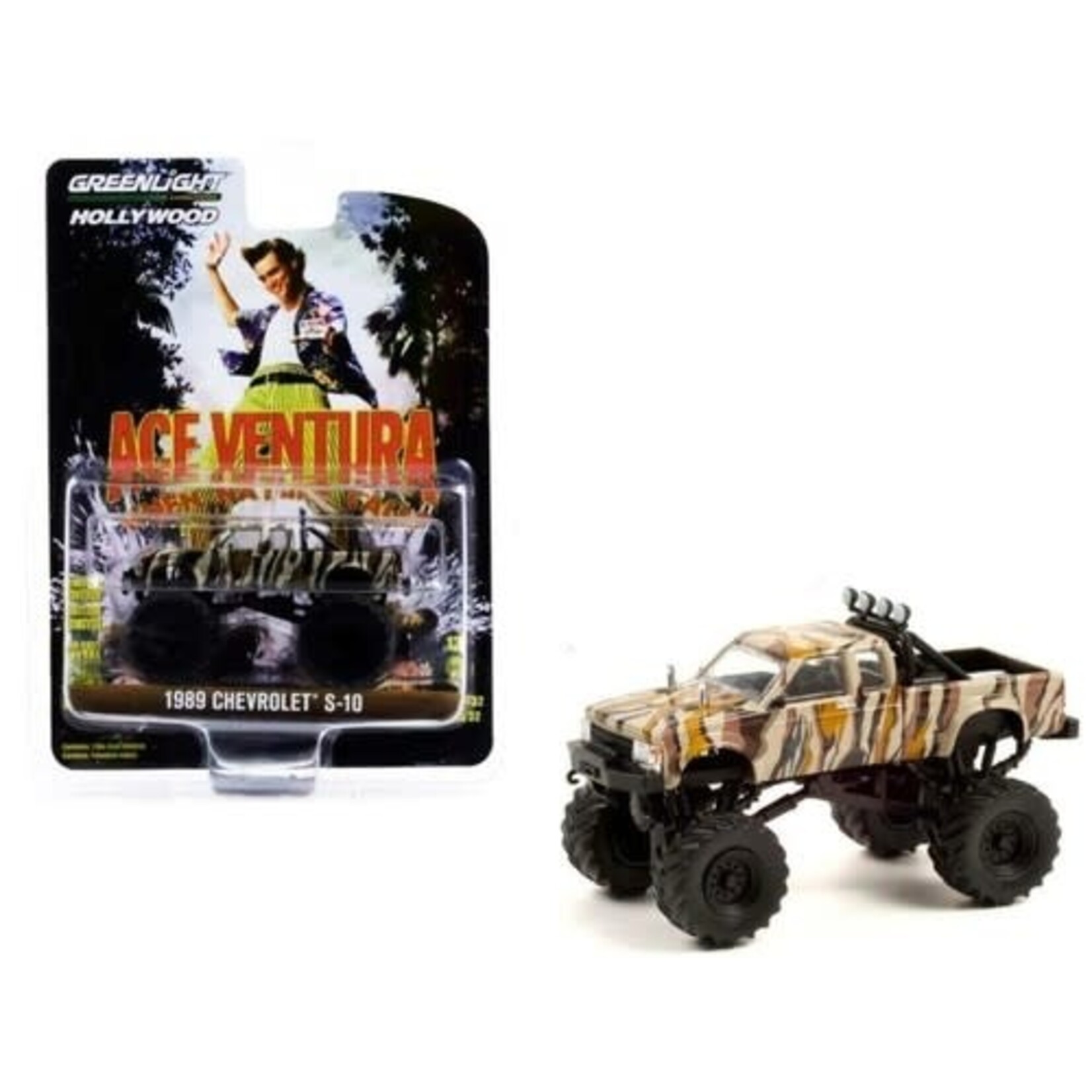 Greenlight GLT44920-E Greenlight 1989 Chevrolet S-10 Extended Cab Monster Truck Ace Ventura When Nature Calls Hollywood Series 32
