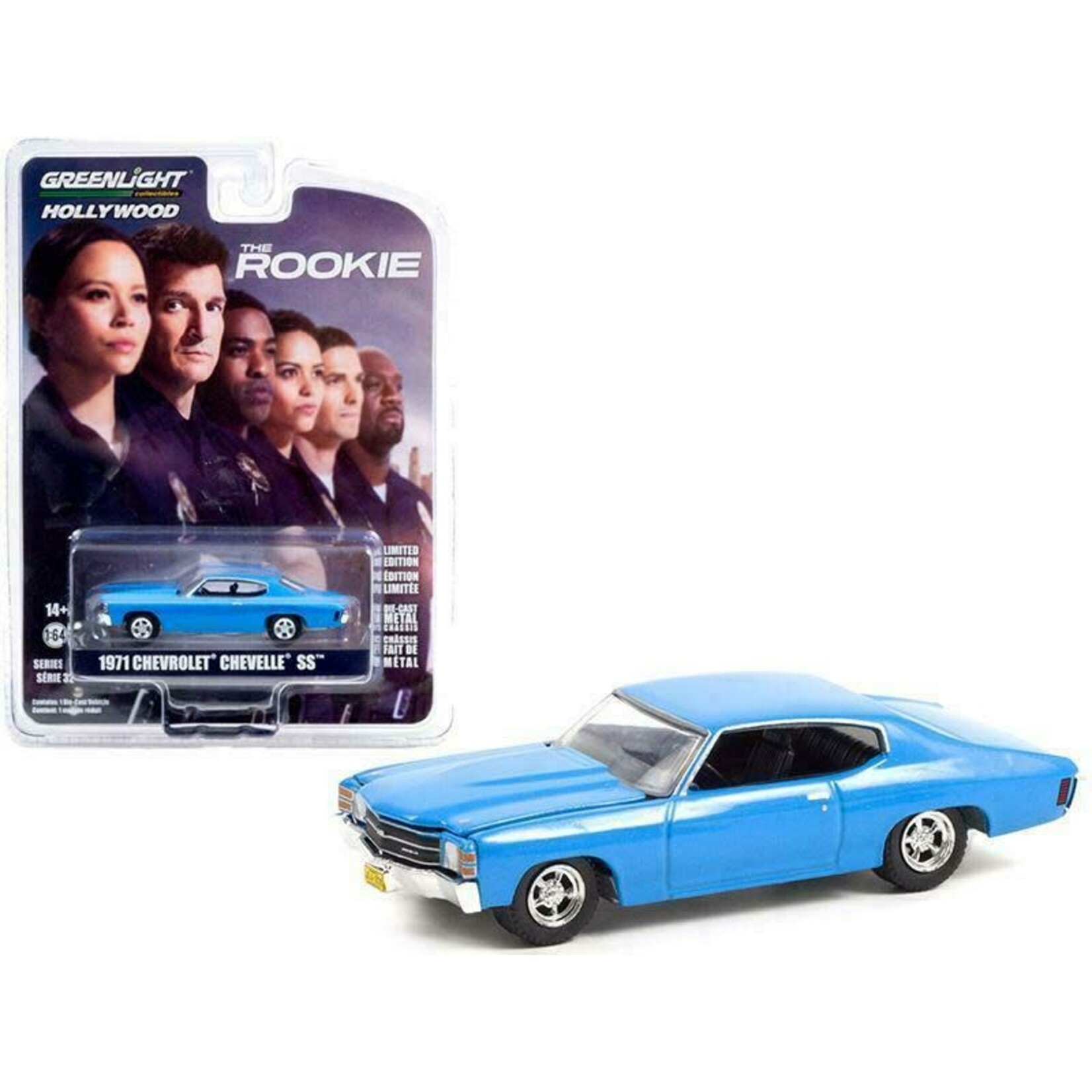 Greenlight GLT44920-F Greenlight 1971 Chevrolet Chevelle Officer John Nolan The Rookie Hollywood Series 32