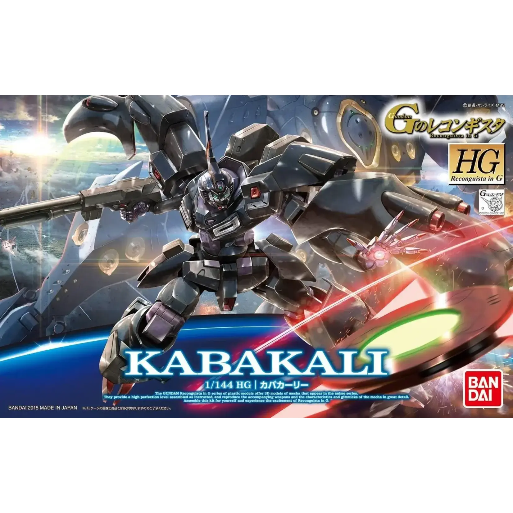 Bandai BAN2291361 Bandai HG #16 Kabakali "Gundam Reconguista in G" HGRG