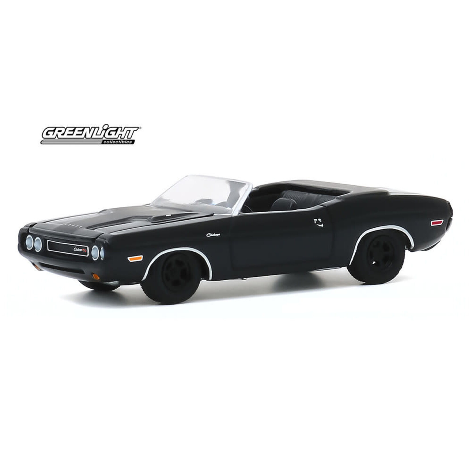 Greenlight GLT28030-C Greenlight 1970 Dodge Challenger Convertible Black Bandit Series 23