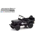 Greenlight GLT28070-A Greenlight 1942 Willys MB Jeep Black Bandit Series 25