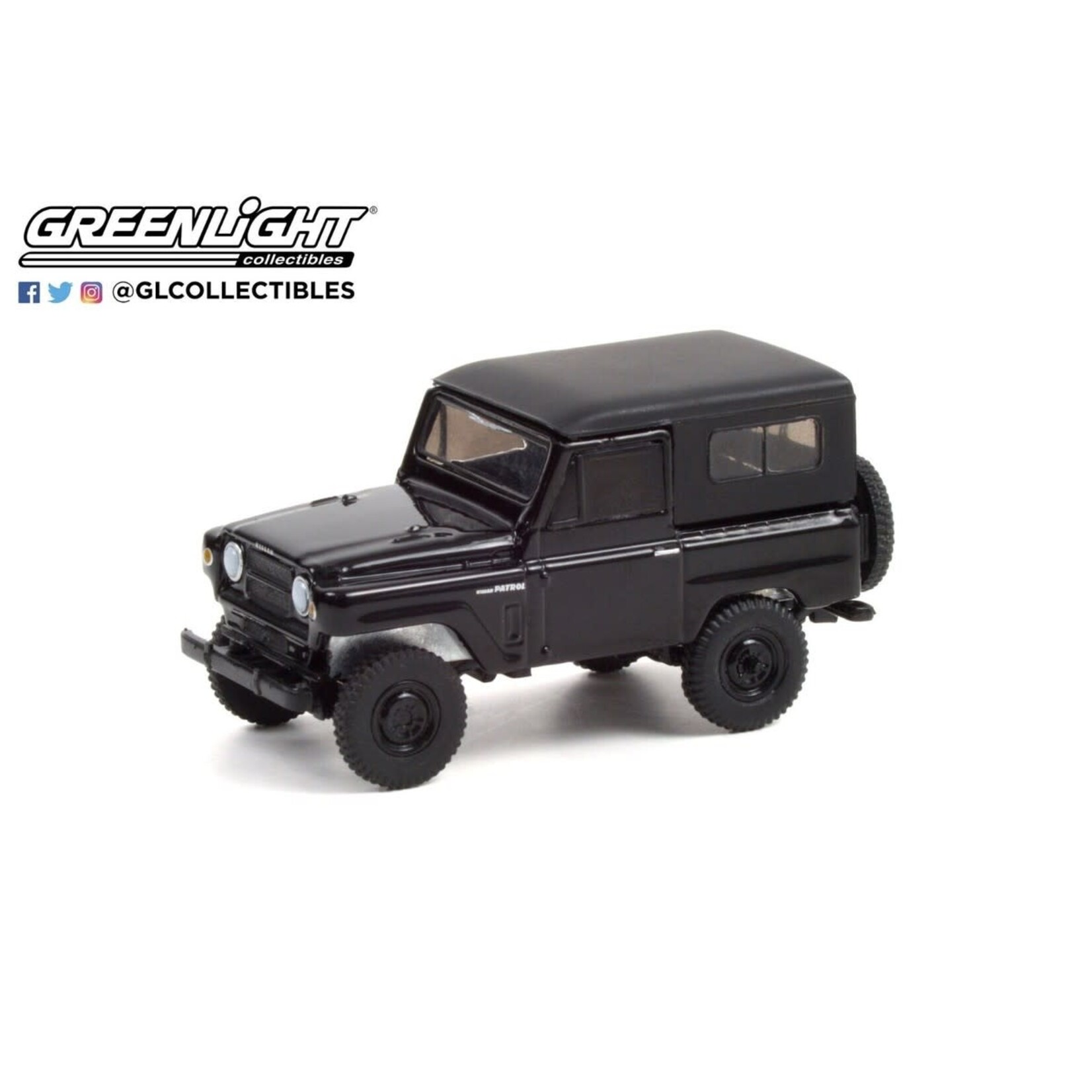 Greenlight GLT28070-B Greenlight 1970 Nissan Patrol Black Bandit Series 25