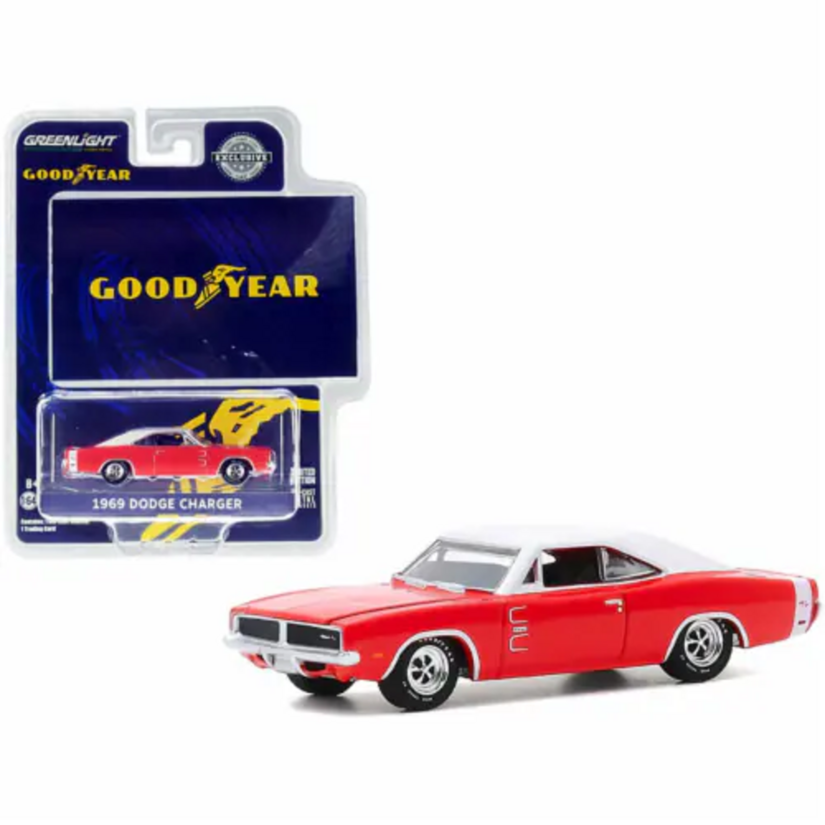 Greenlight GLT30196 Greenlight 1969 Dodge Charger Goodyear Hobby Exclusive