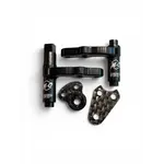 Moto Obscura MOB16223BLK MotoObcura Losi XX4 Aluminum Steering Bellcranks Black