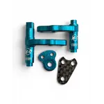 Moto Obscura MOB16223BLU MotoObcura Losi XX4 Aluminum Steering Bellcranks Blue