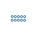 Team Associated ASC21649 Associated Ballstud Washers, 3.8 X 2.0 X 0.5mm (10pcs)