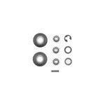 Team Associated ASC21644 Associated RC28R Gear Differential Rebuild Kit