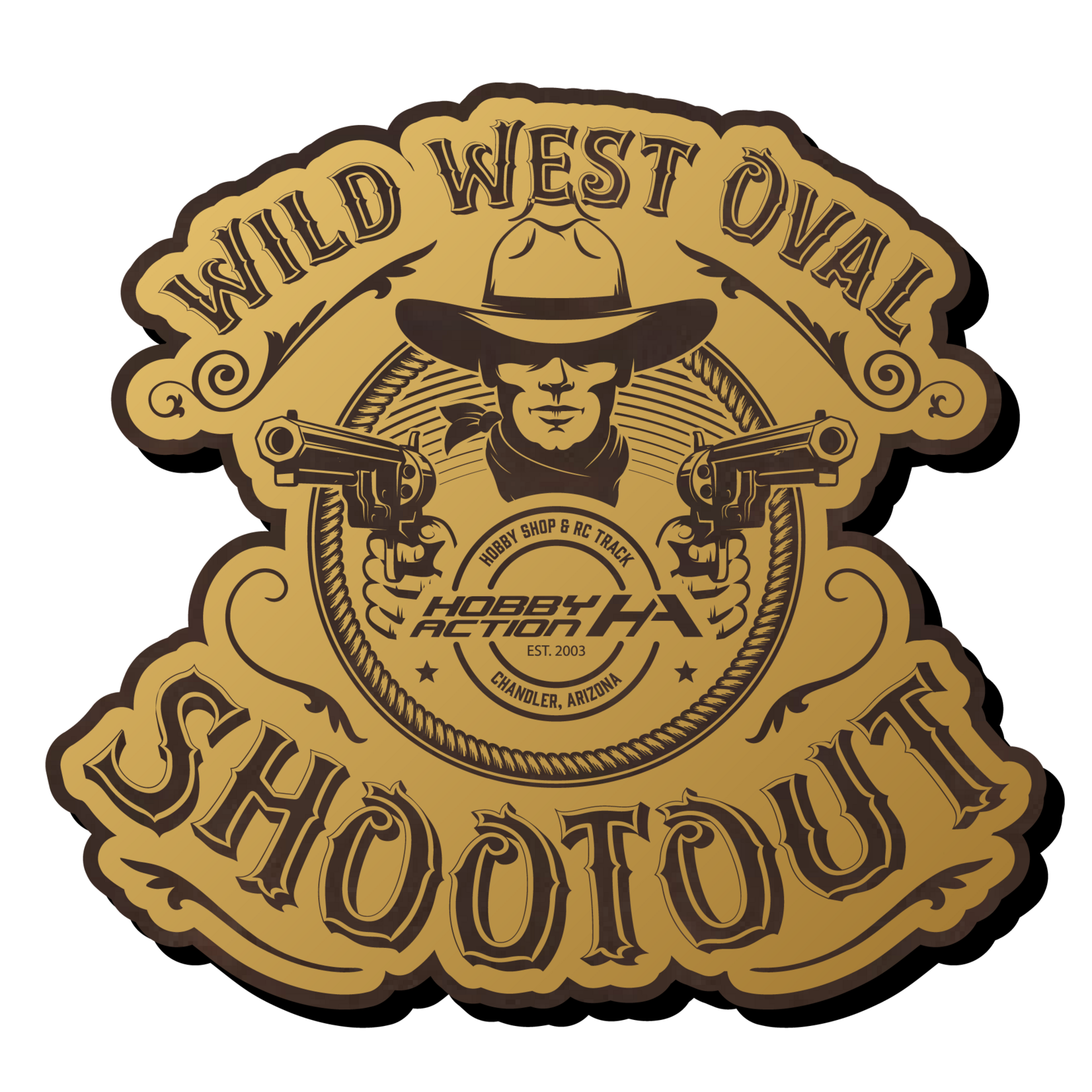 Hobby Action 2026 Custom Works Wild West Oval Shootout Race Entry