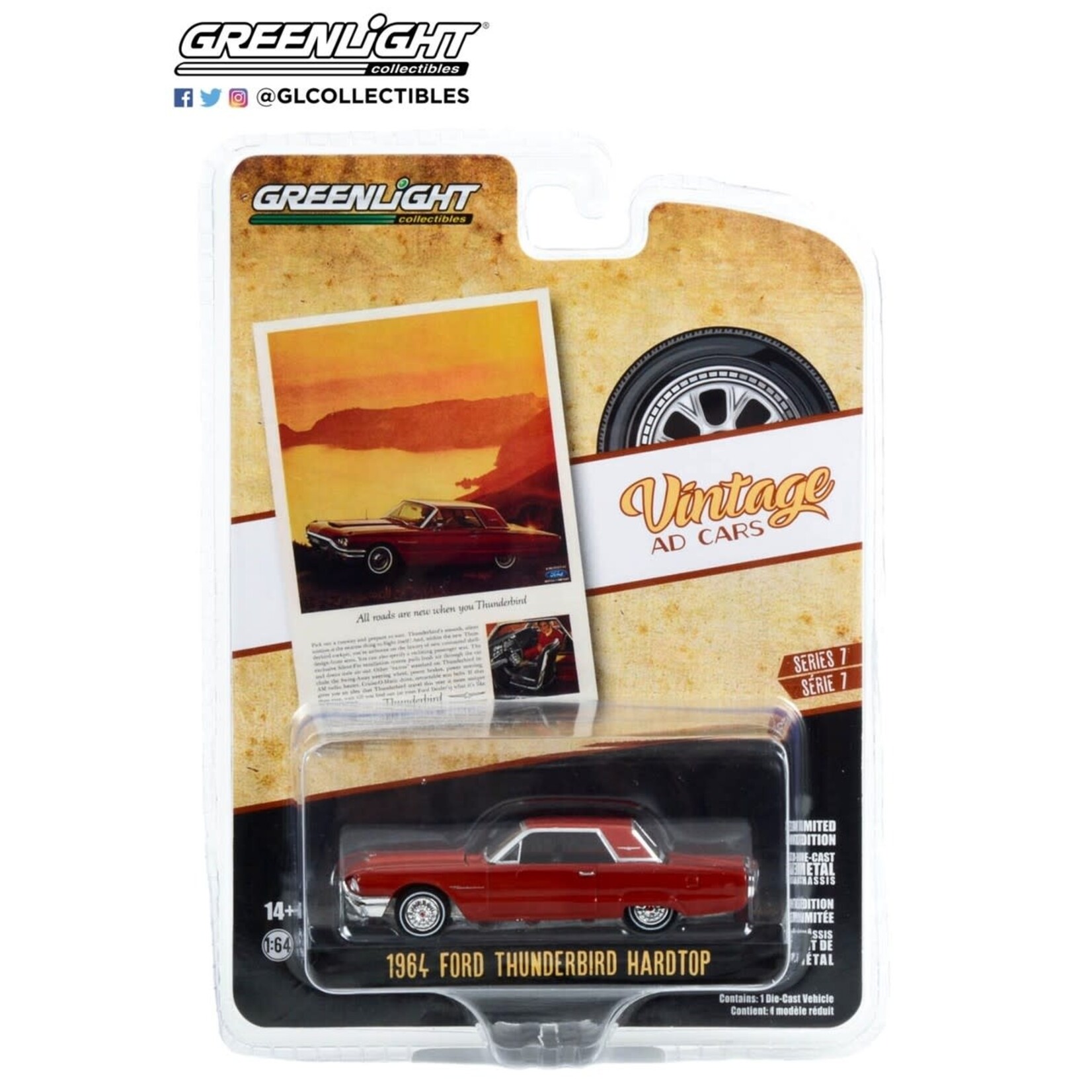 Greenlight GLT39100-B Greenlight 1964 Ford Thunderbird Hardtop