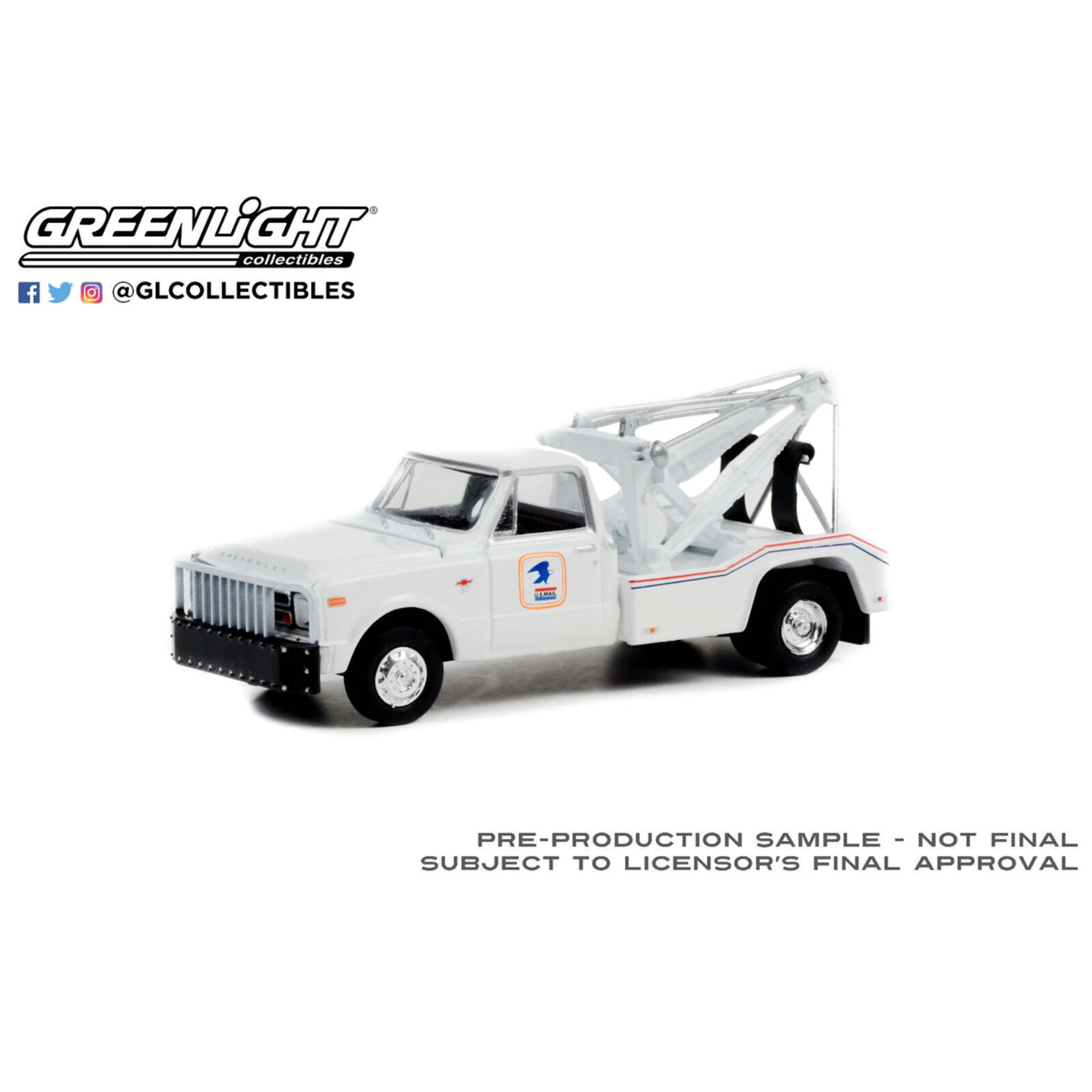 Greenlight GLT46090-A Greenlight 1968 Chevrolet C-30 Dually Wrecker - USPS