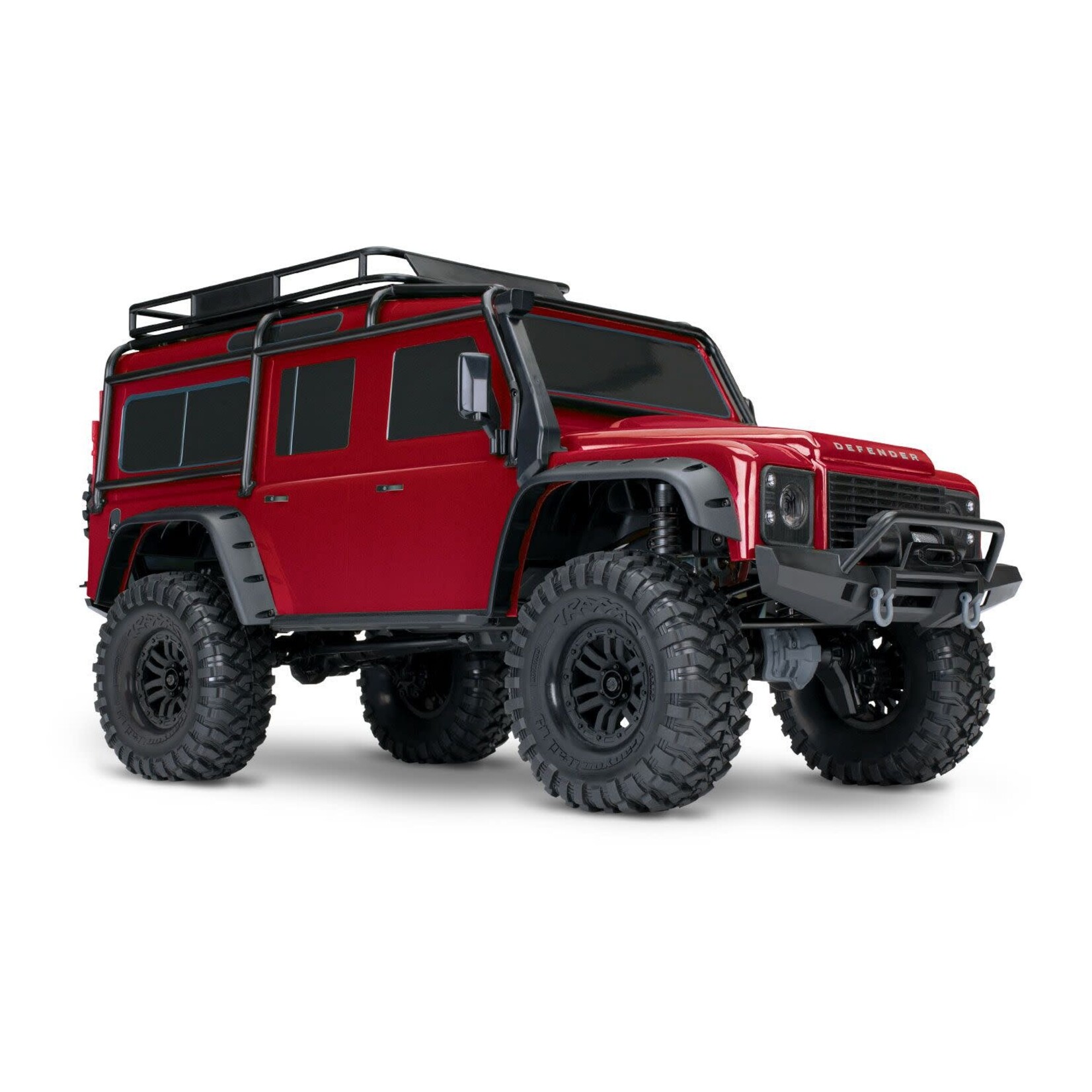 Traxxas TRA82256-4-RED  Traxxas TRX-4 Defender Clipless Red