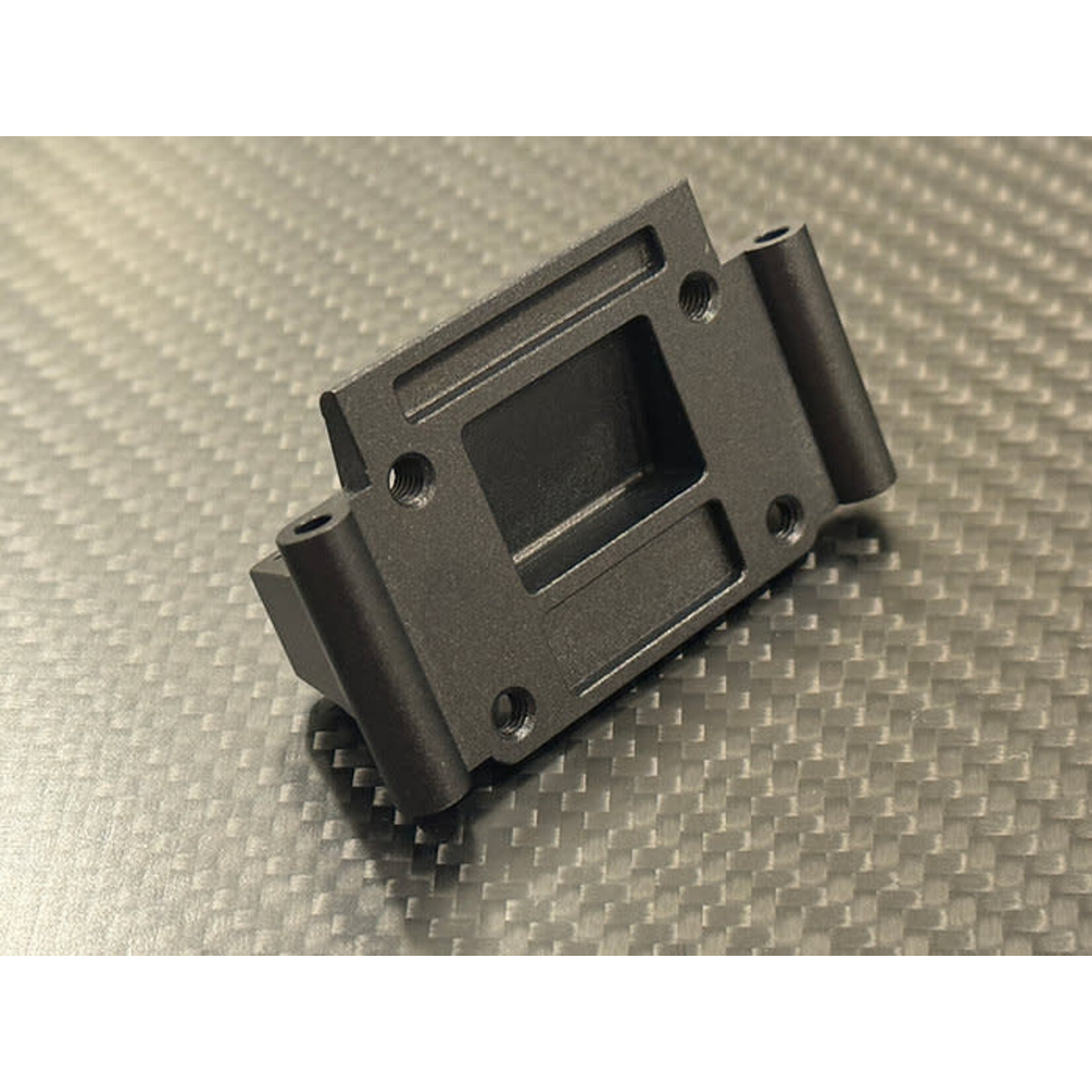 Dragon Punch RC SJRXFBH-A7075 Dragon Punch Team Losi JRX Series Black 7075 Aluminum Machined Front Bulkhead