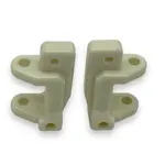JC Racing Products JCS-0048-I RC10 front caster block - Ivory (2) 30 degree
