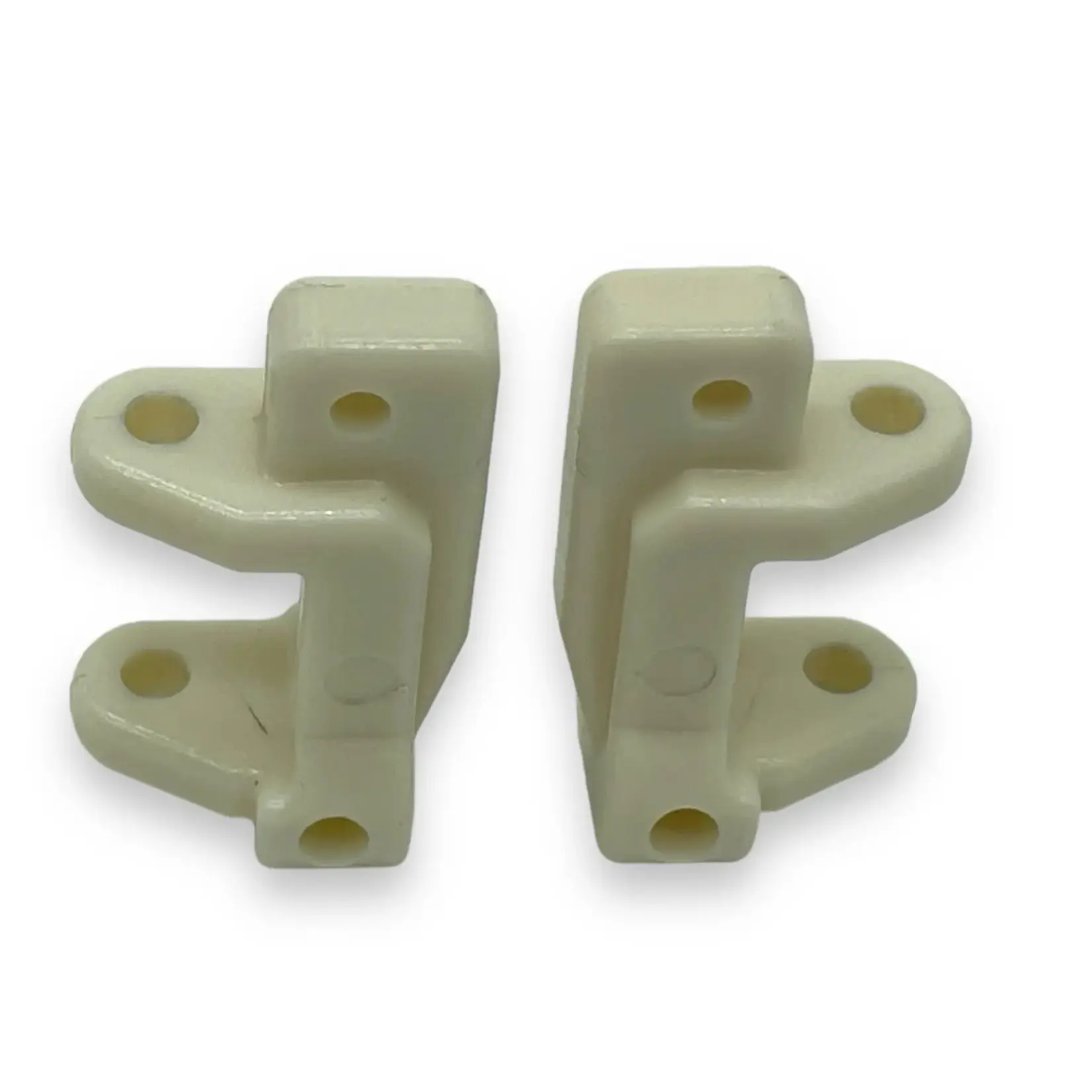JC Racing Products JCS-0048-I RC10 front caster block - Ivory (2) 30 degree