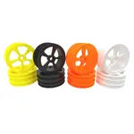 JC Racing Products JC-0019-BK Losi JRX2 5 Wheel Set Wide Front - Black