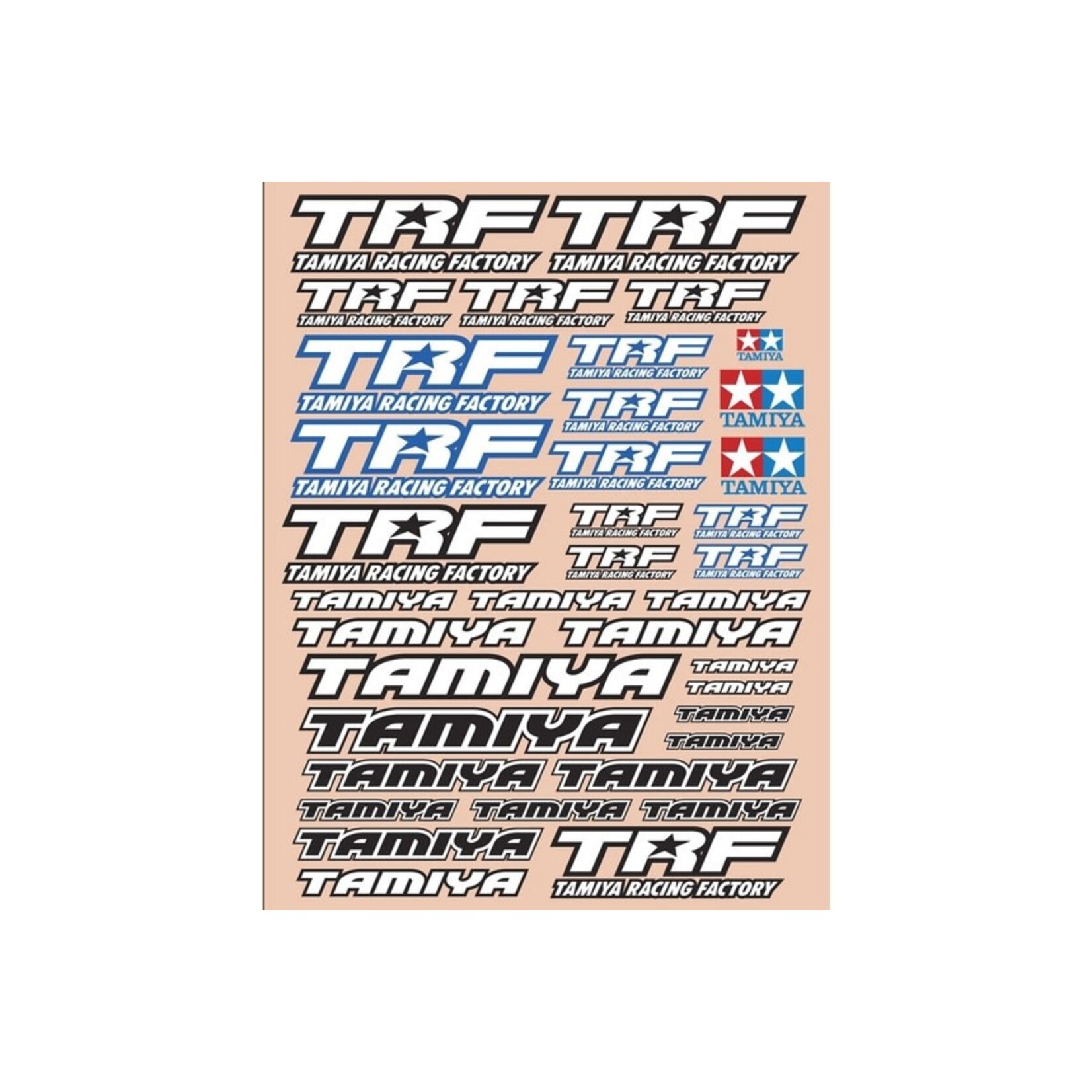 Tamiya TAMMM024 Trf Logo Sticker Set