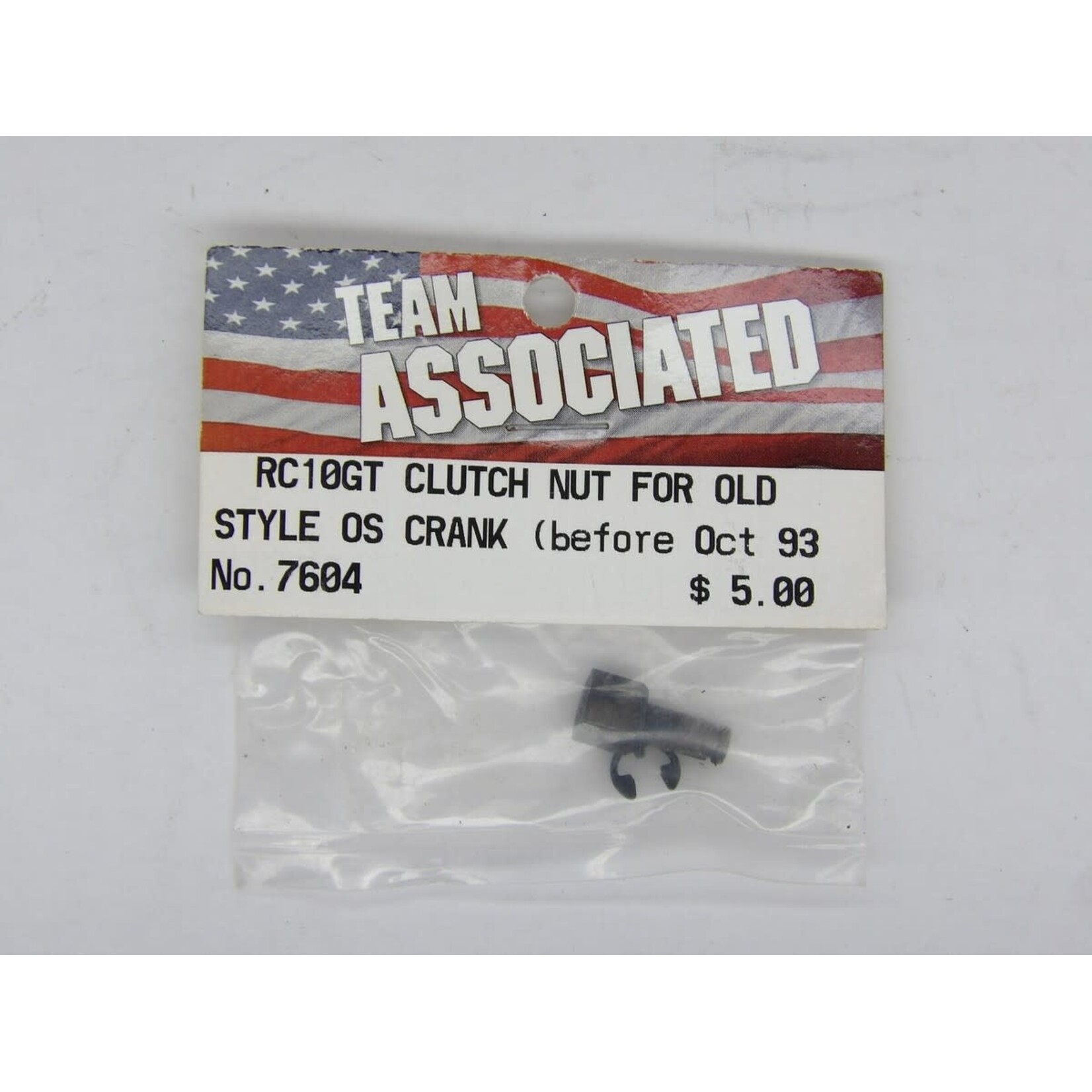Team Associated ASC7604 Team Associated RC10GT Clutch Nut for Old Style OS Crank