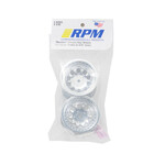 RPM RPM82033 RPM "Revolver 10 Hole" Associated Rear Wheels (2) (Chrome) (Pin) ##