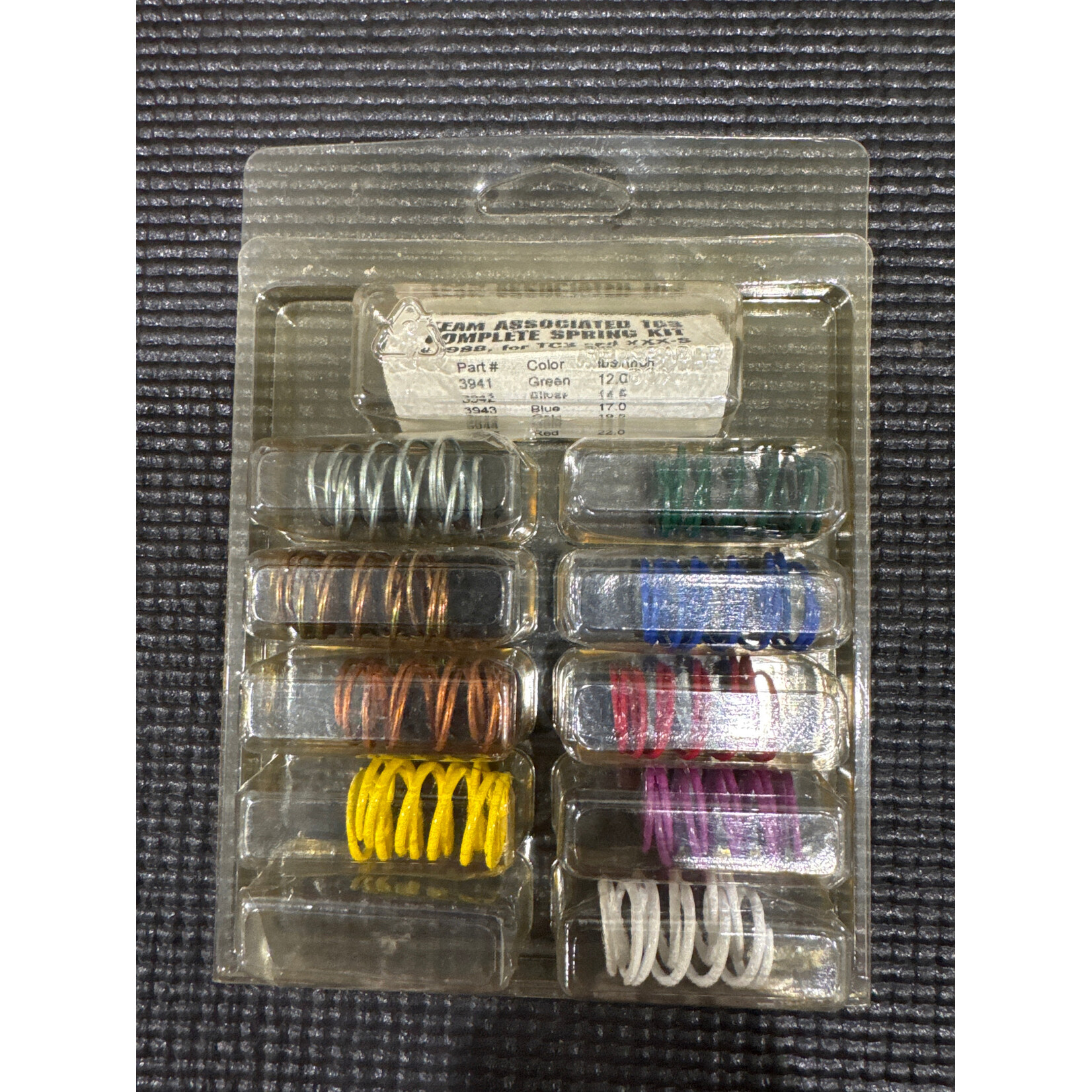 Team Associated ASC3988 Team Associated Factory Team Sedan Complete Spring Kit