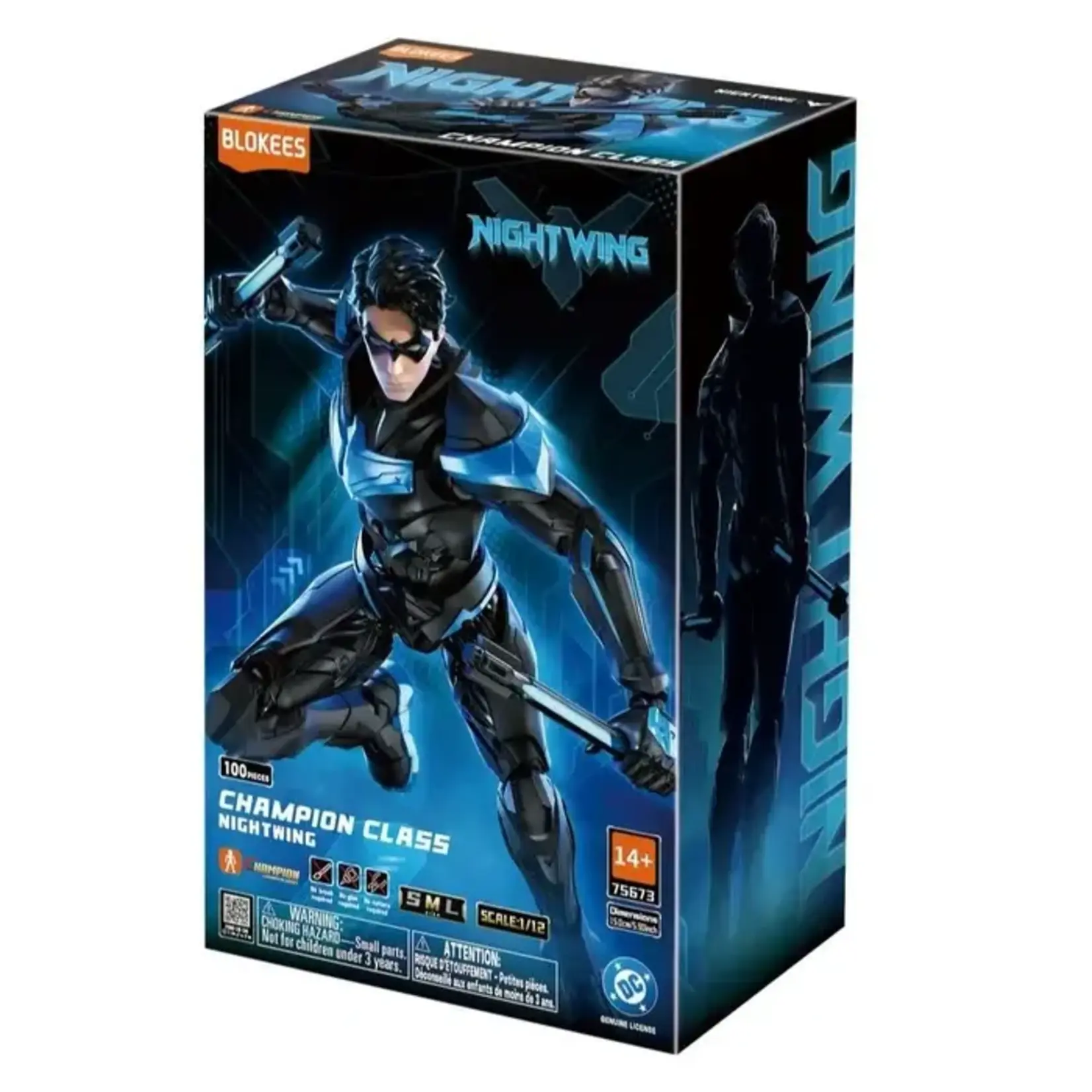 Blokees BKE75673 Blokkes Nightwing DC Champion Class 03