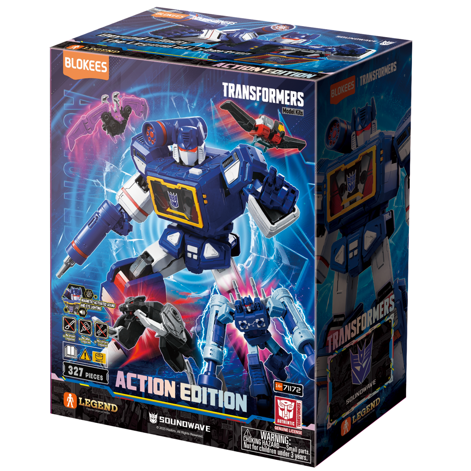 Blokees BKE71172 Blokees Transformers Action Edition 03 Soundwave Plastic Model Kit