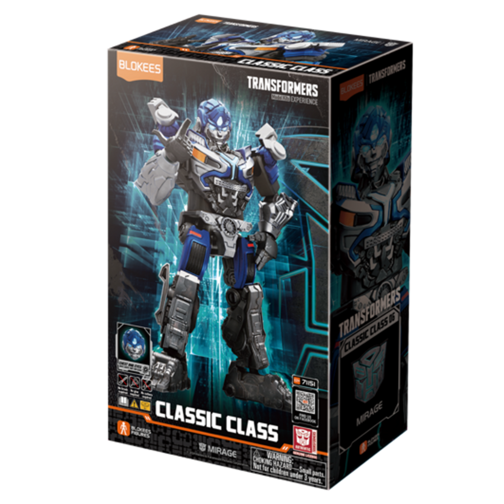 Blokees BKE71151 Blokees Transformers Classic Class 06 Mirage Plastic Model Kit (Rise of the Beasts)