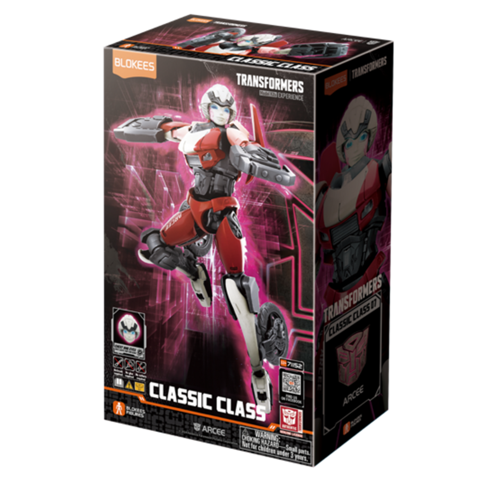 Blokees BKE71152 Blokees Transformers Classic Class 07 Arcee Plastic Model Kit (Rise of the Beasts)