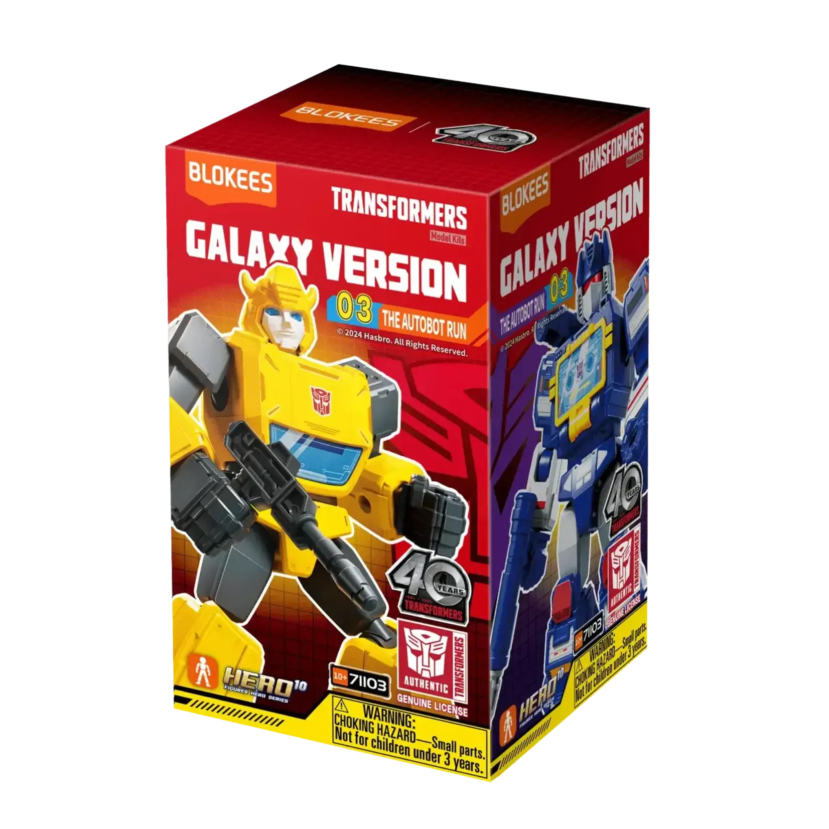 Blokees BKE71103 Blokees Transformers Galaxy Version 03 The Autobot Run Model Figures Assortment