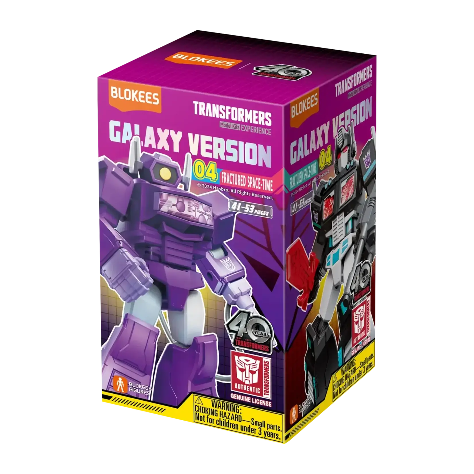 Blokees BKE71104 Blokees Transformers Galaxy Version 04  Fractured Space-Time Model Figures Assortment