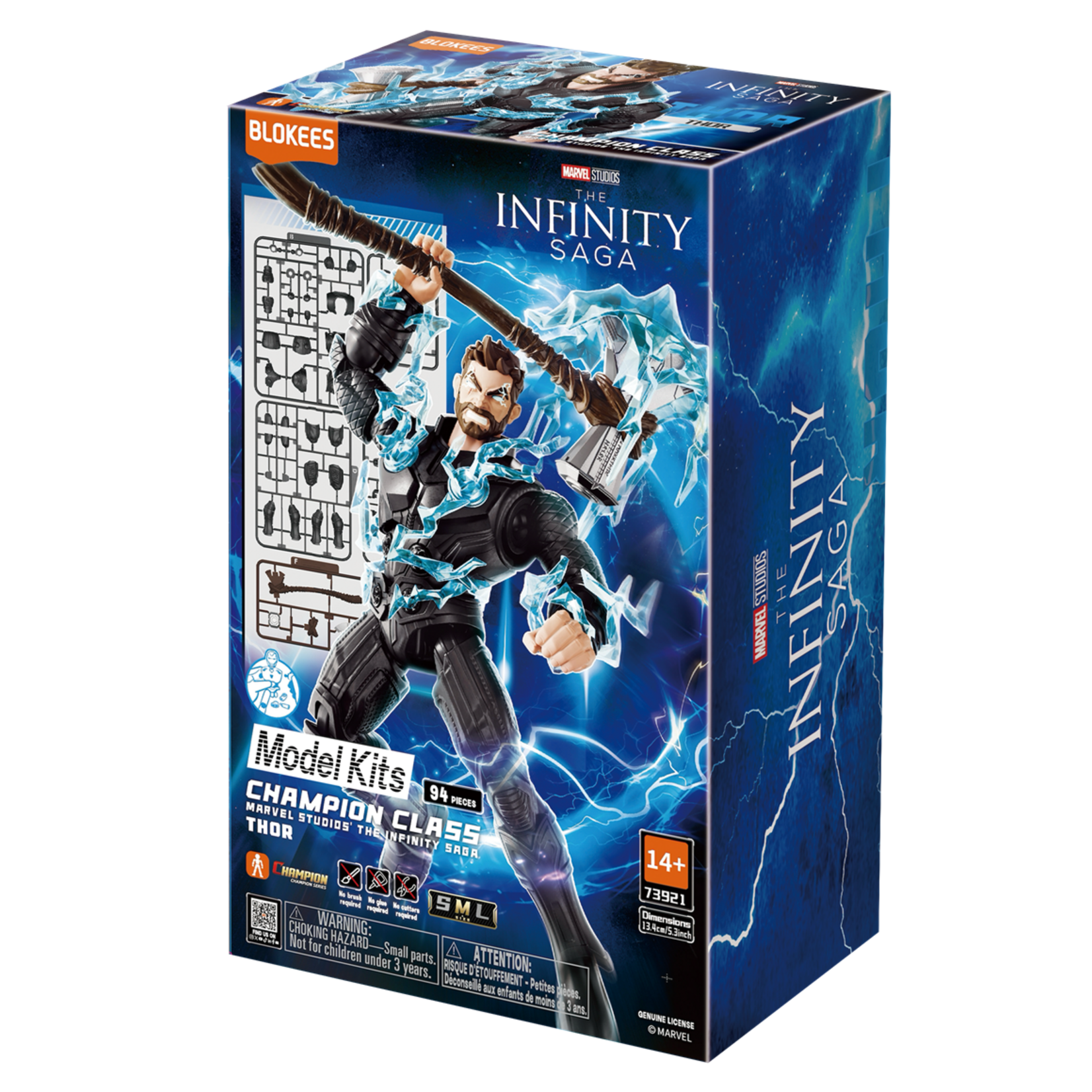 Blokees BKE73921 Blokees Marvel Champion Class 02 Thor Plastic Model Kit (Infinity Saga)