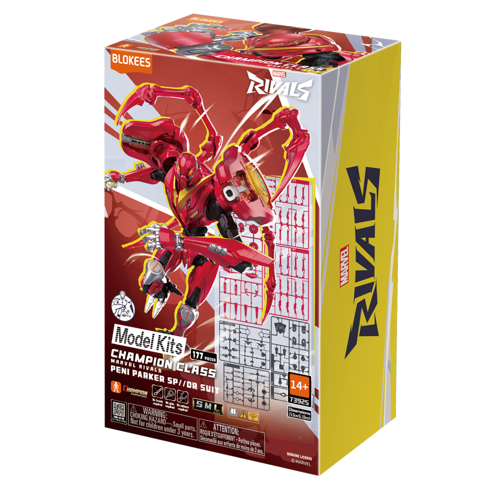 Blokees BKE73925 Blokees Marvel Rivals Peni Parker SP//dr Spider Suit Plastic Model Kit