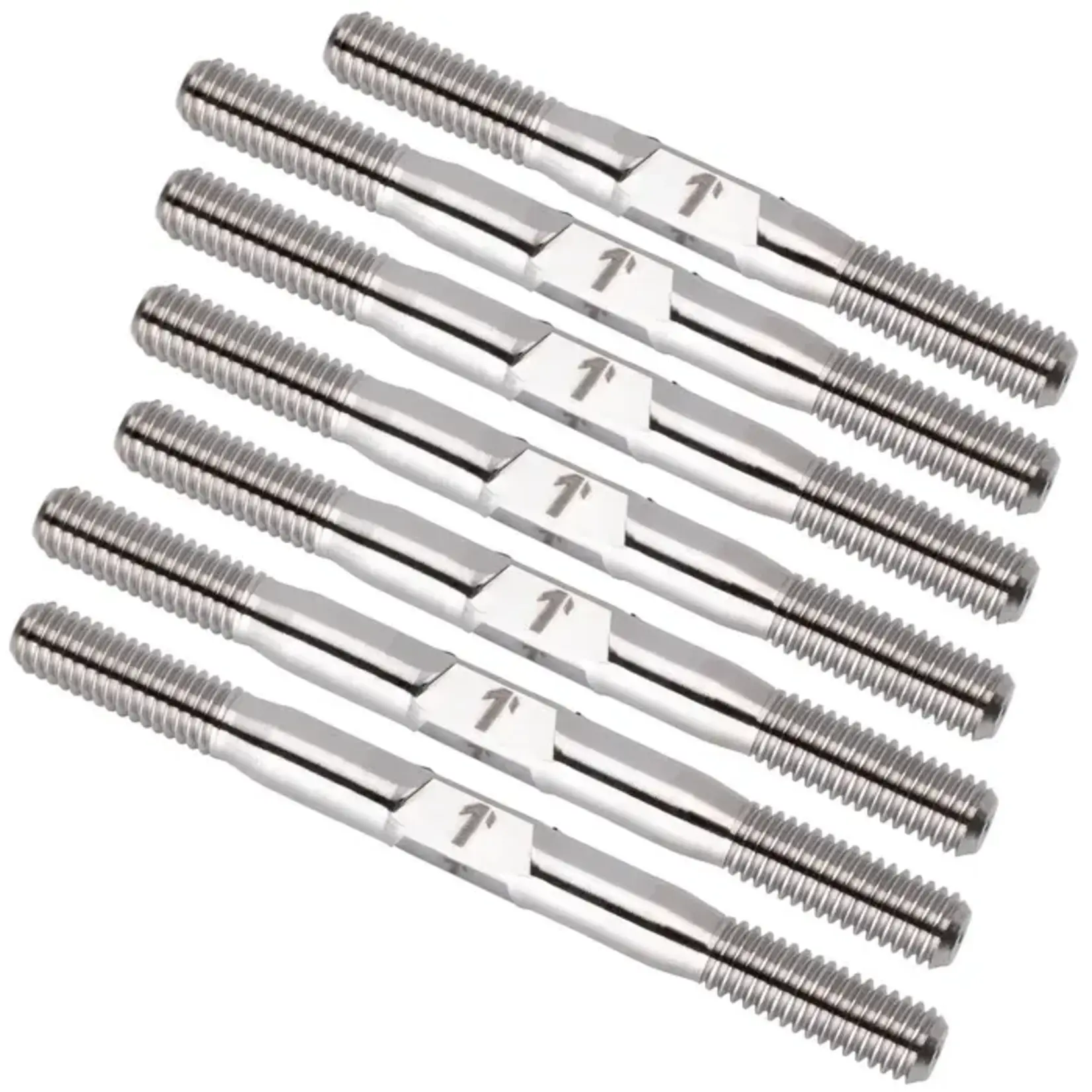 1UP 1UP-74913 1up Racing Pro Duty Titanium Turnbuckle Set - AE RC10 Factory Team - Raw