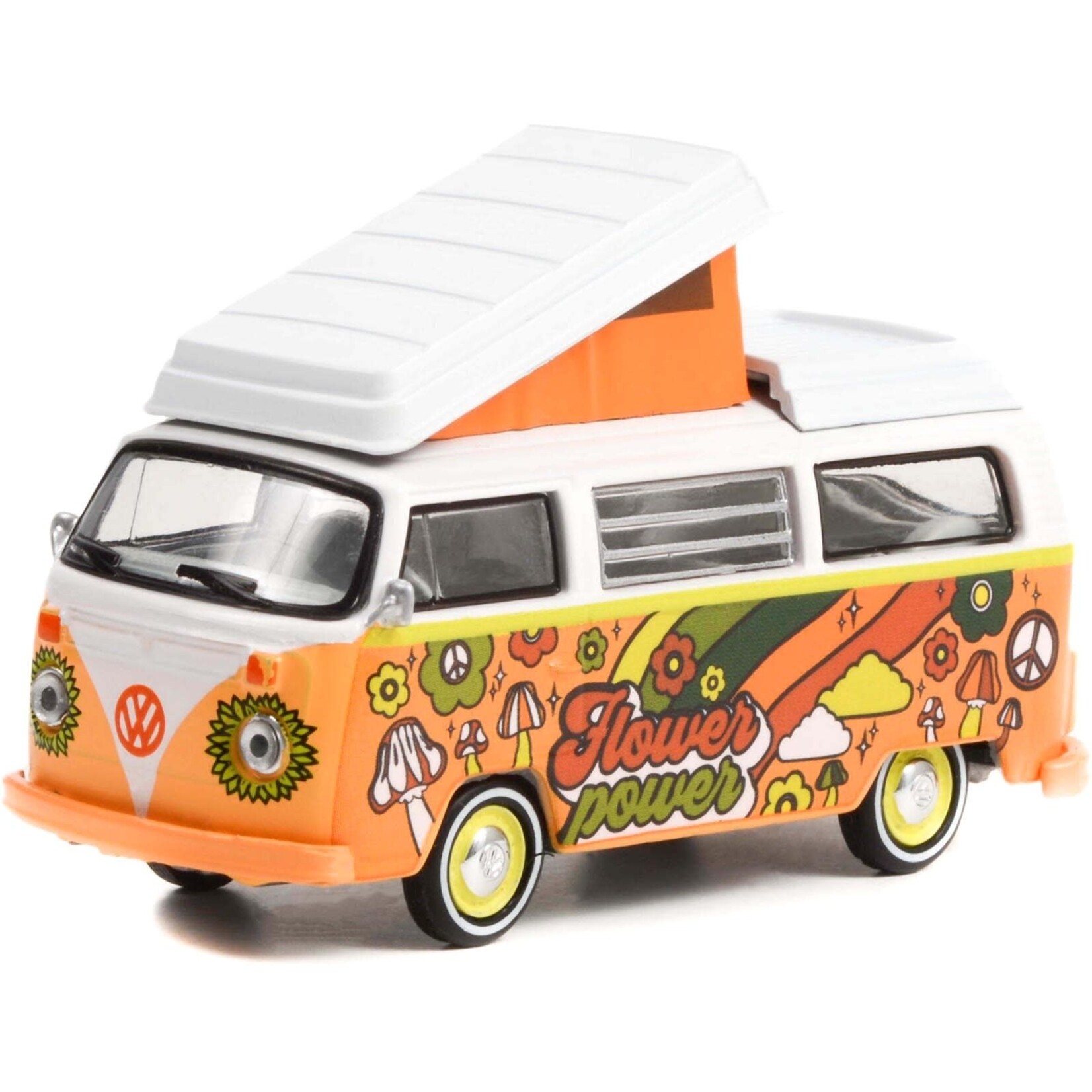 Greenlight GLT36050-C Greenlight 1973 Volkswagen Type 2 Westfalia Campmobile Flower Power Club Vee-Dub Series 14