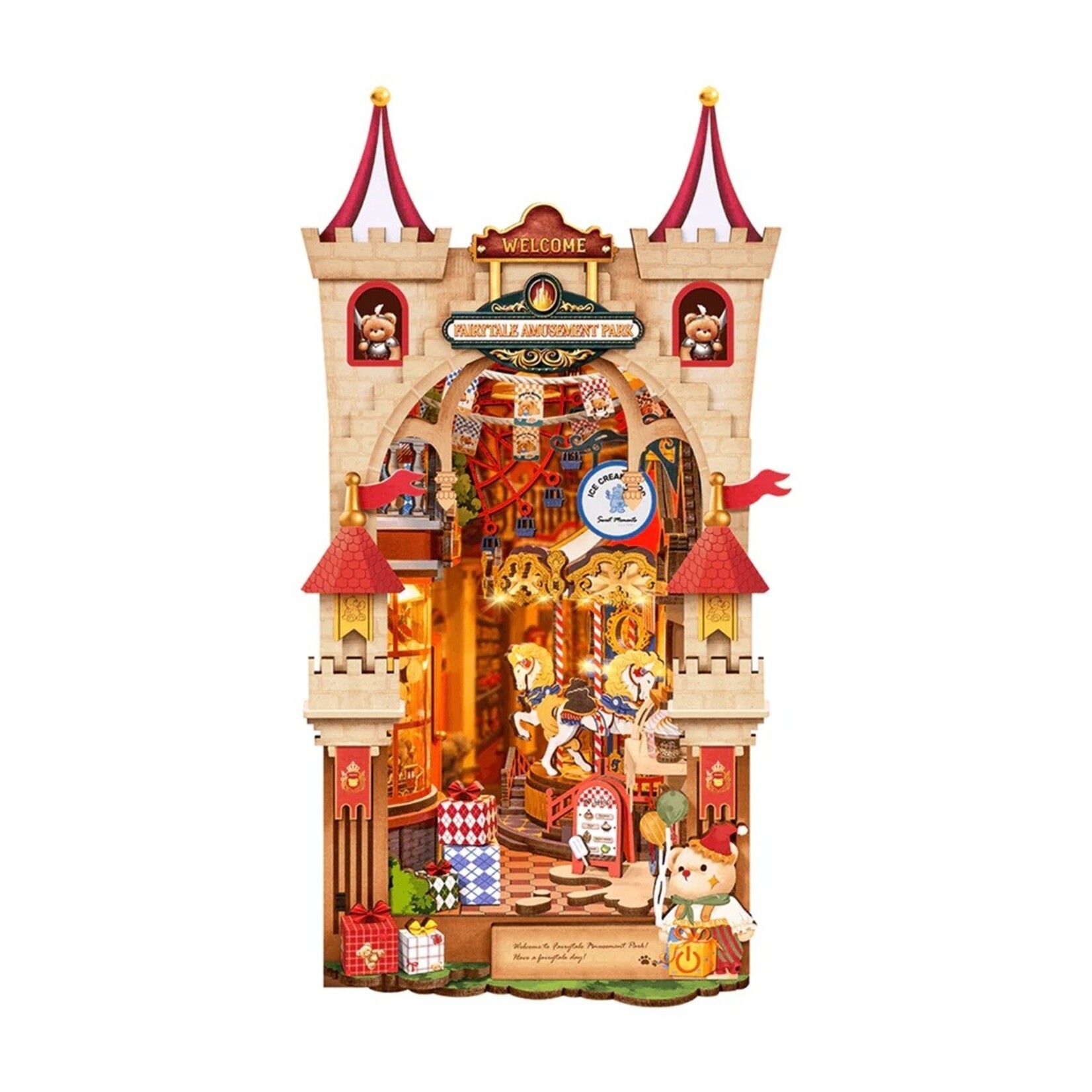 Robotime ROETGB17 Robotime Fairytale Amusement Park DIY Book Nook