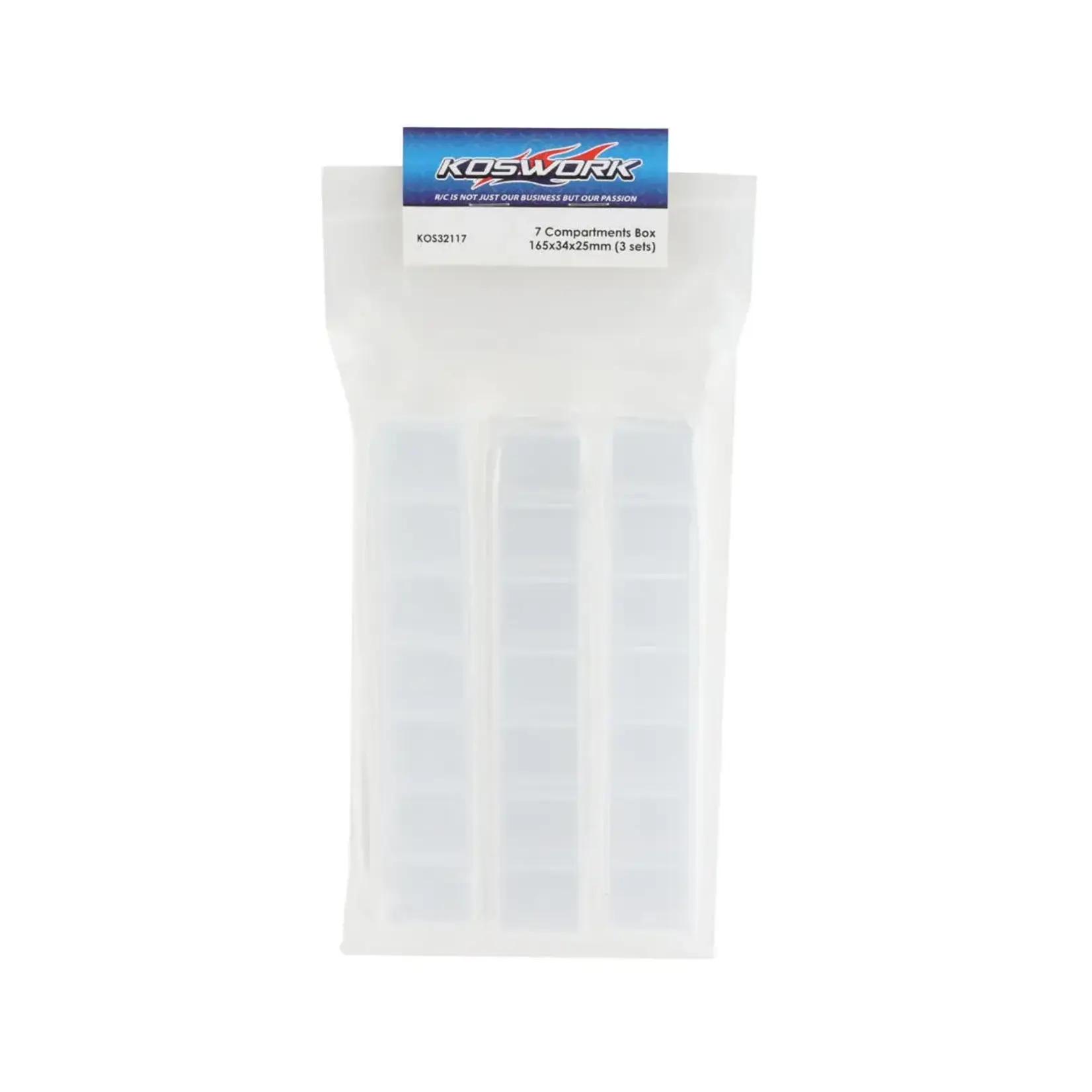 Avid RC KOS32117 Kosworks 165x34x25mm Parts Box (3)