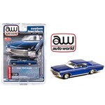 Auto World CP7666 Auto World 1970 Chevrolet Impala SS Sport Coupe Blue MIJO Exclusive