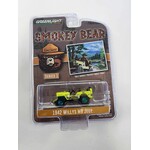 Greenlight GLT38020-A-CHASE Greenlight 1942 Willys MB Jeep Help Smokey Prevent Forest Fires Smokey Bear Series 1