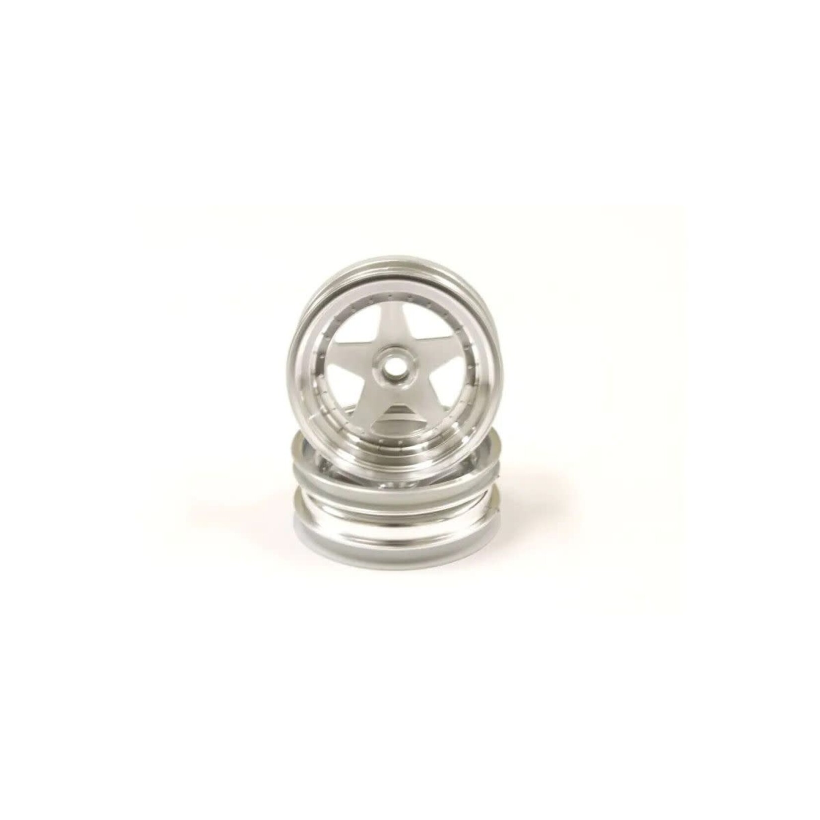 Kyosho **KYOSCH005SCB Kyosho Scorpion 2.2 Front Wheel (Satin Chrome) (2)