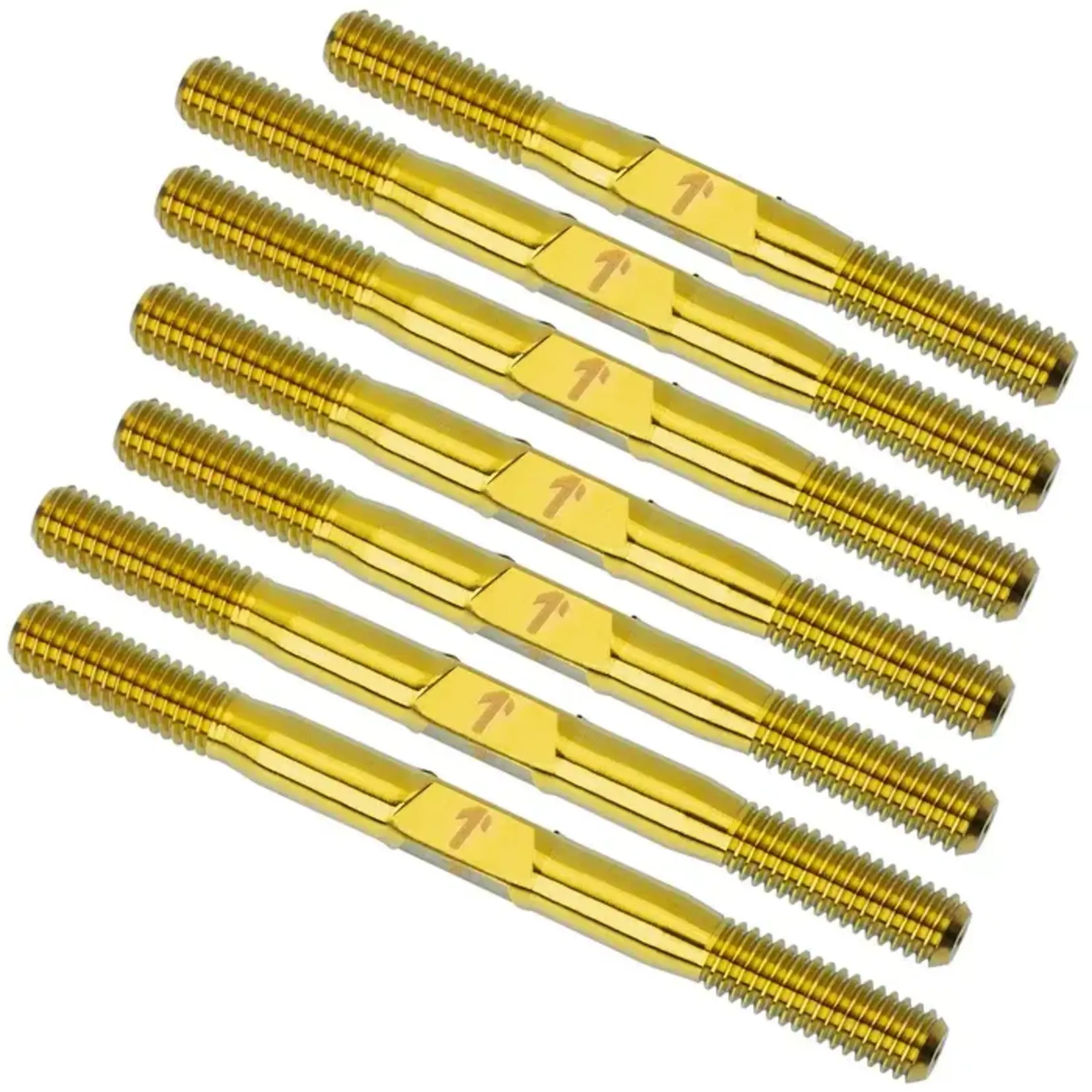 1UP 1UP-74913GO 1up Racing Pro Duty Titanium Turnbuckle Set - AE RC10 Factory Team - Gold