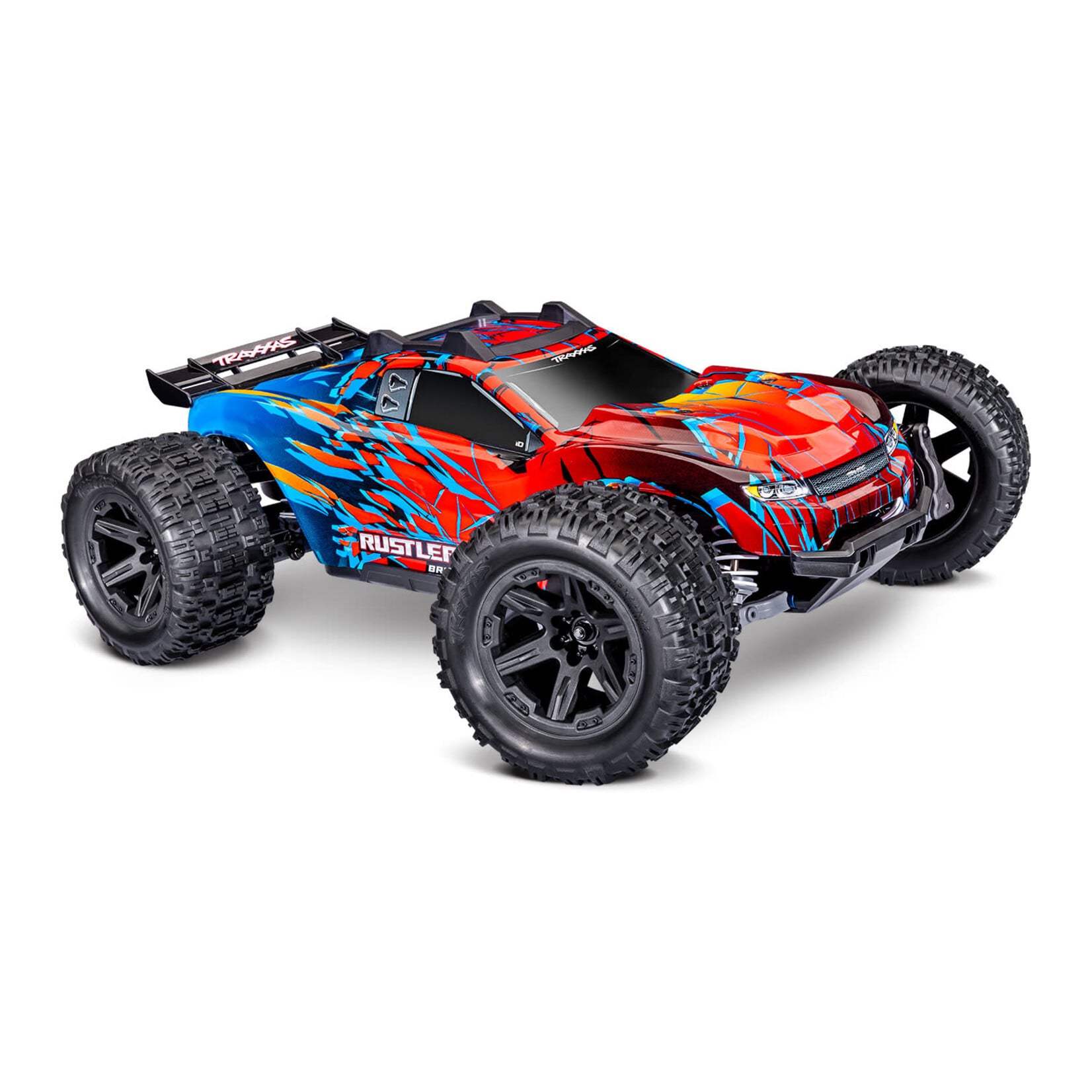 Traxxas TRA67464-RED Traxxas Rustler 4X4 Brushless VX3 Red