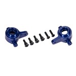 Traxxas TRA9064-BLUE Traxxas Blue Aluminum Steering Blocks (L&R) **