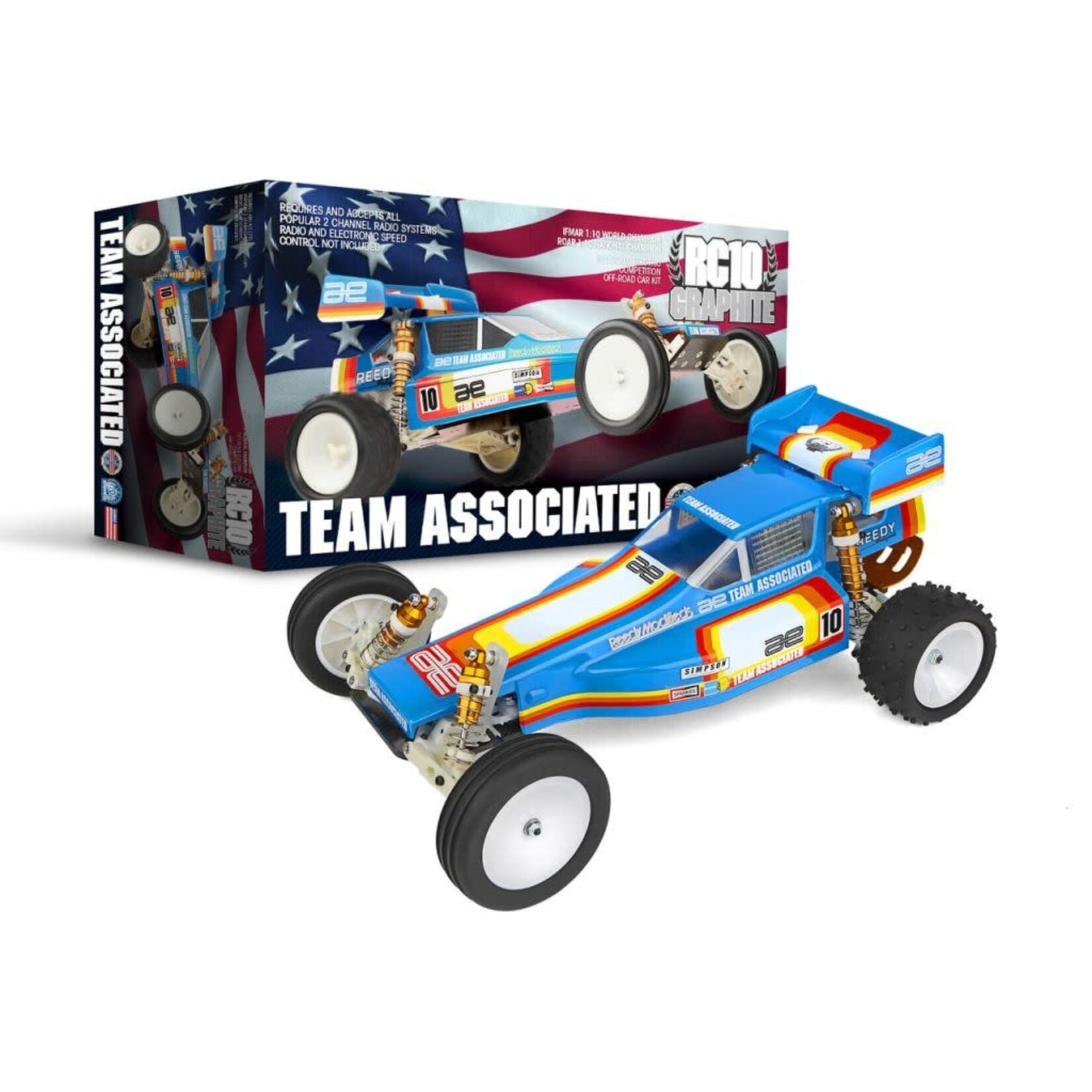Team Associated ASC6030 Associated RC10 40th Anniversary Graphite 1/10 Electric 2WD Buggy Kit (Limited Edition)