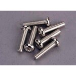 Traxxas TRA2573 Traxxas Screws Round-Head 4X15mm (6)