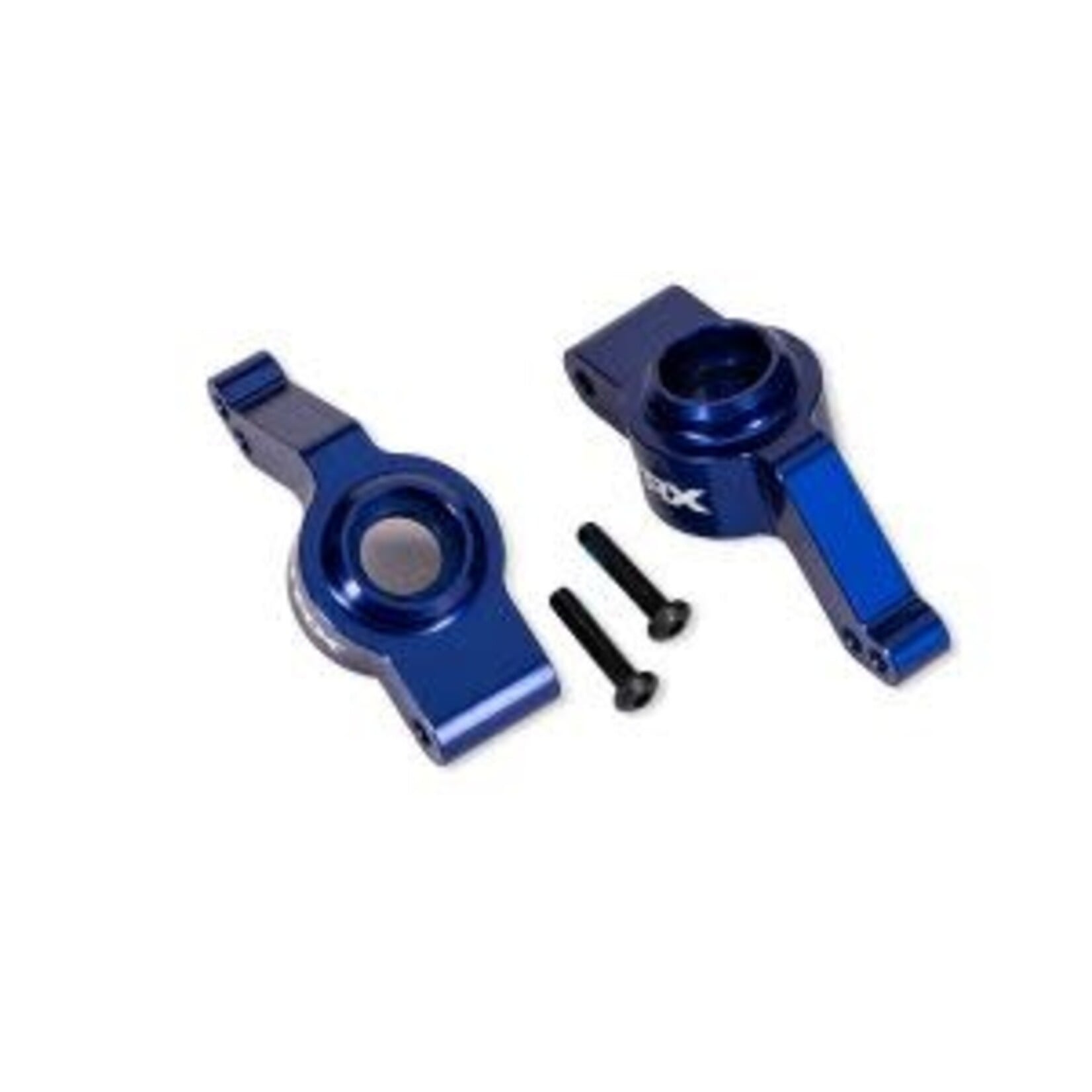 Traxxas **TRA9065-BLUE Traxxas Blue Aluminum Stub Axle Carriers (L&R)