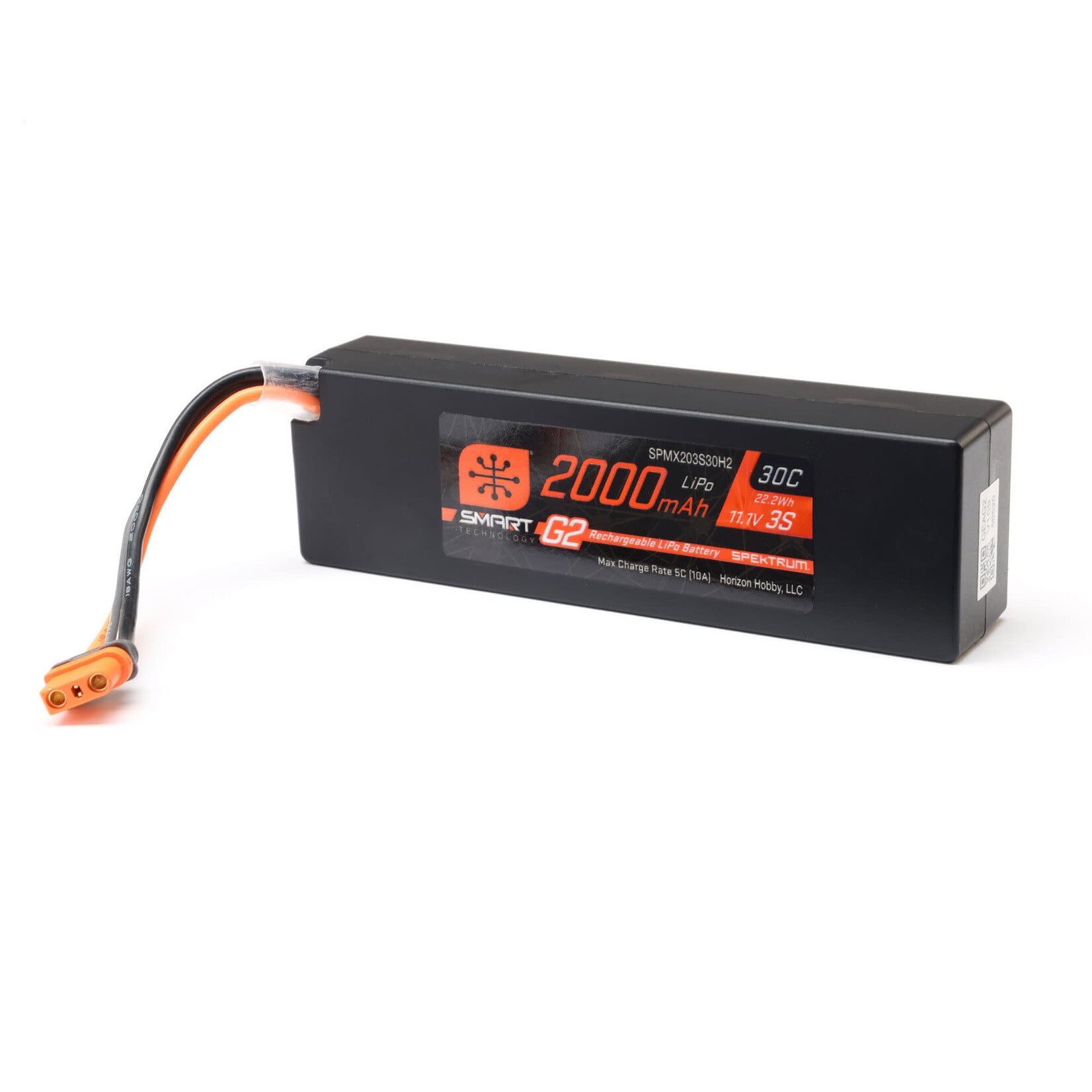 Spektrum SPMX203S30H2  Spektrum 11.1V 2000mAh 3S 30C Smart G2 LiPo Battery: IC2 Connector