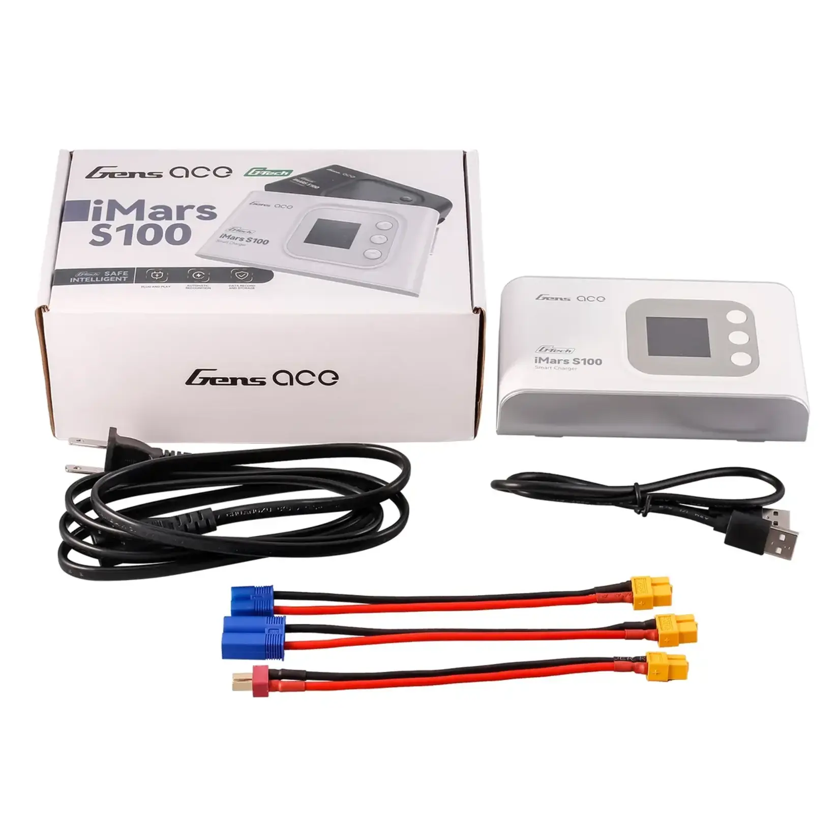 Gens Ace GEAS100-UW Gens Ace IMars S100 G-Tech Smart AC Balance Battery Charger (6S/10A/100W) (White)